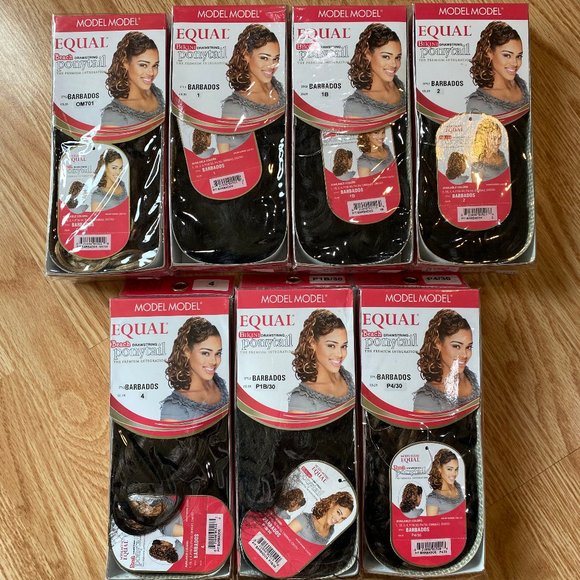 #95 MODEL MODEL BEACH DRAWSTRING PONYTAIL - Picture 3 of 4